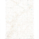 United States Geological Survey Knees NE, MT (1970, 24000-Scale) digital map