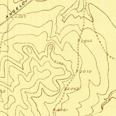 United States Geological Survey Knickerbocker, TX (1924, 48000-Scale) digital map
