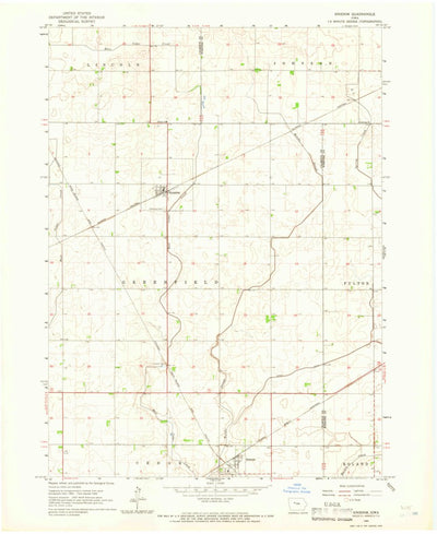 United States Geological Survey Knierim, IA (1965, 24000-Scale) digital map