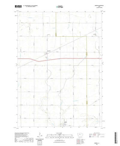 United States Geological Survey Knierim, IA (2022, 24000-Scale) digital map