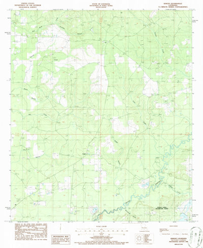 United States Geological Survey Knight, LA (1986, 24000-Scale) digital map