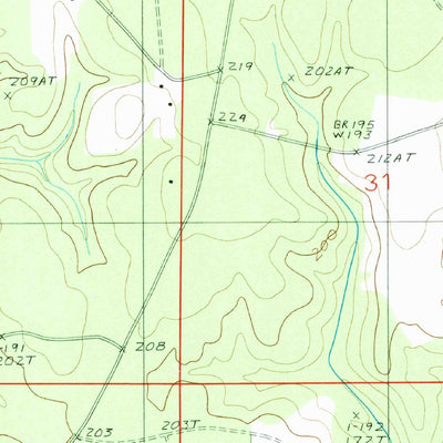 United States Geological Survey Knight, LA (1986, 24000-Scale) digital map