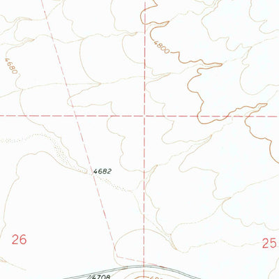 United States Geological Survey Knob Hill, AZ (1973, 24000-Scale) digital map