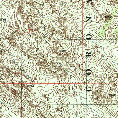 United States Geological Survey Knob Hill, AZ (1997, 24000-Scale) digital map