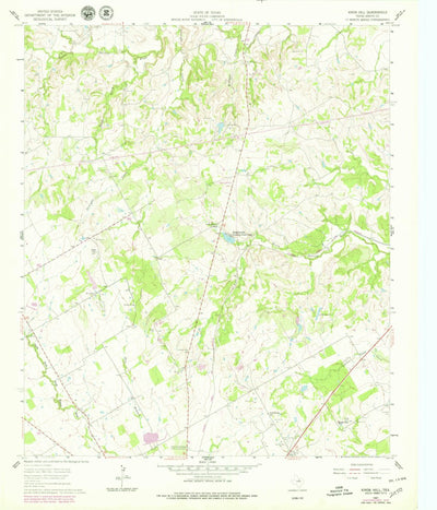 United States Geological Survey Knob Hill, TX (1961, 24000-Scale) digital map