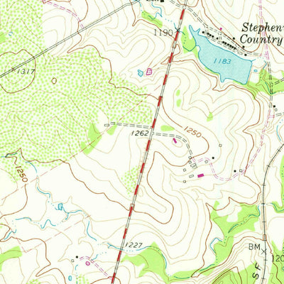 United States Geological Survey Knob Hill, TX (1961, 24000-Scale) digital map