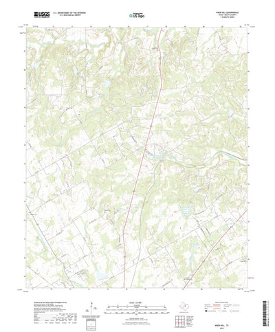 United States Geological Survey Knob Hill, TX (2022, 24000-Scale) digital map