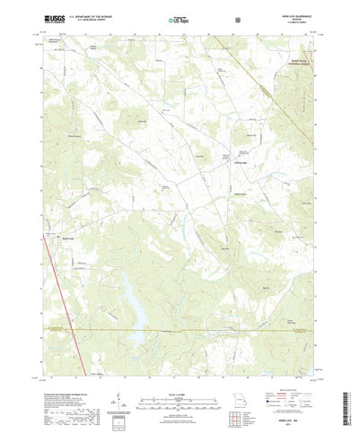 United States Geological Survey Knob Lick, MO (2021, 24000-Scale) digital map