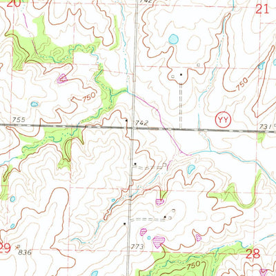 United States Geological Survey Knob Noster NW, MO (1961, 24000-Scale) digital map