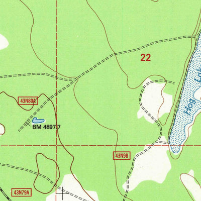 United States Geological Survey Knobcone Butte, CA (1993, 24000-Scale) digital map