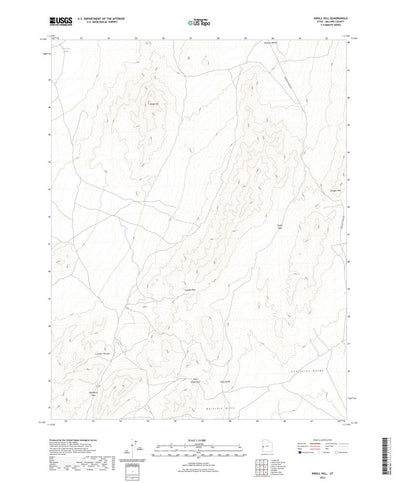 United States Geological Survey Knoll Hill, UT (2023, 24000-Scale) digital map
