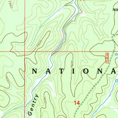 United States Geological Survey Knoll Lake, AZ (1998, 24000-Scale) digital map