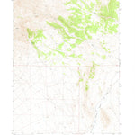 United States Geological Survey Knoll Mountain SE, NV (1968, 24000-Scale) digital map