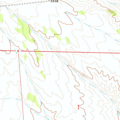 United States Geological Survey Knoll Mountain SE, NV (1968, 24000-Scale) digital map