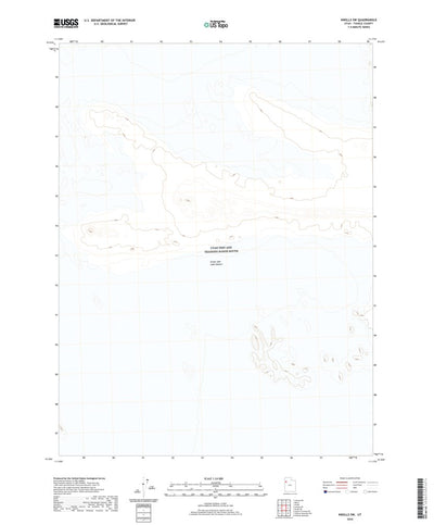 United States Geological Survey Knolls SW, UT (2020, 24000-Scale) digital map