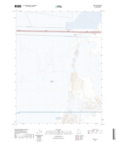 United States Geological Survey Knolls, UT (2023, 24000-Scale) digital map