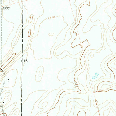 United States Geological Survey Knott SW, TX (1966, 24000-Scale) digital map