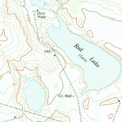 United States Geological Survey Knott SW, TX (1966, 24000-Scale) digital map