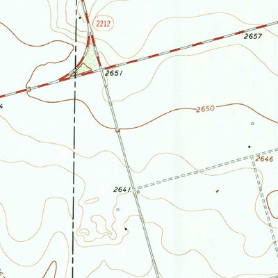 United States Geological Survey Knott, TX (1966, 24000-Scale) digital map