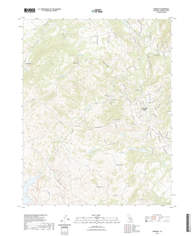 United States Geological Survey Knowles, CA (2021, 24000-Scale) digital map