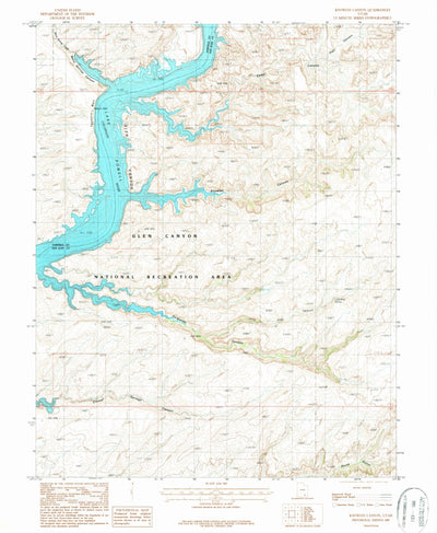 United States Geological Survey Knowles Canyon, UT (1987, 24000-Scale) digital map