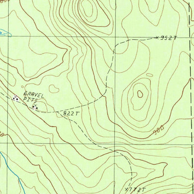 United States Geological Survey Knowles Corner, ME (1986, 24000-Scale) digital map