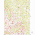 United States Geological Survey Knowles Peak, MT (1988, 24000-Scale) digital map