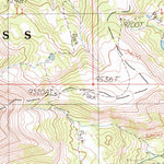 United States Geological Survey Knowles Peak, MT (1988, 24000-Scale) digital map