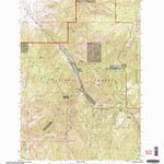 United States Geological Survey Knowles Peak, MT (2000, 24000-Scale) digital map