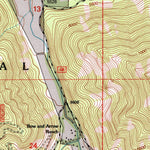 United States Geological Survey Knowles Peak, MT (2000, 24000-Scale) digital map