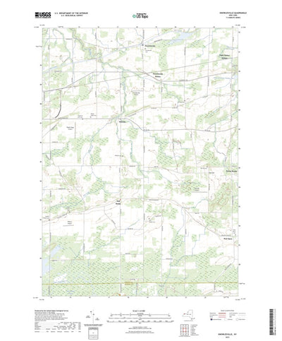 United States Geological Survey Knowlesville, NY (2023, 24000-Scale) digital map