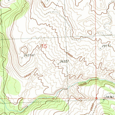 United States Geological Survey Knowlton Knob, WA (1989, 24000-Scale) digital map