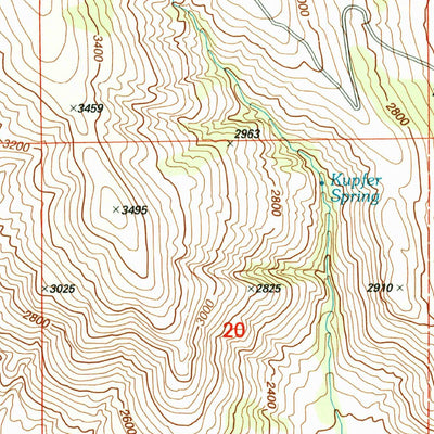 United States Geological Survey Knowlton Knob, WA (2001, 24000-Scale) digital map