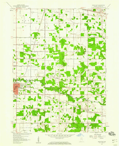 United States Geological Survey Knox East, IN (1957, 24000-Scale) digital map