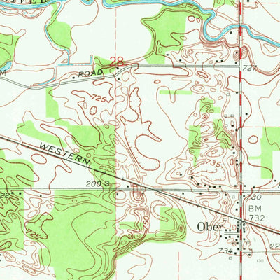 United States Geological Survey Knox East, IN (1969, 24000-Scale) digital map