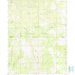 United States Geological Survey Knox Mountain, CA (1990, 24000-Scale) digital map
