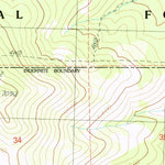 United States Geological Survey Knox Mountain, CA (1990, 24000-Scale) digital map
