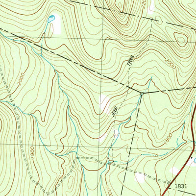 United States Geological Survey Knox Mountain, VT (1981, 24000-Scale) digital map