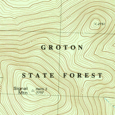 United States Geological Survey Knox Mountain, VT (1981, 24000-Scale) digital map