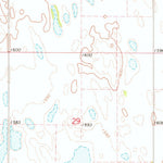 United States Geological Survey Knox, ND (1971, 24000-Scale) digital map