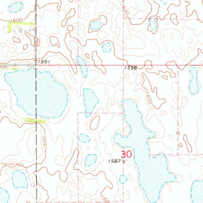 United States Geological Survey Knox, ND (1971, 24000-Scale) digital map