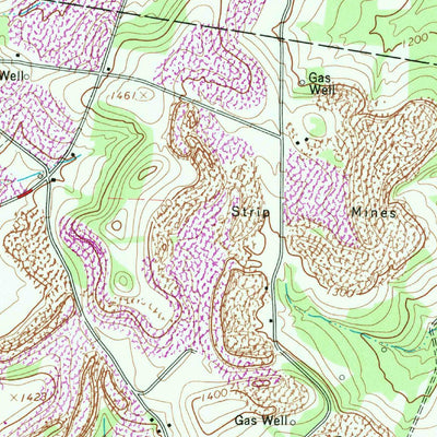 United States Geological Survey Knox, PA (1963, 24000-Scale) digital map