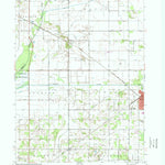 United States Geological Survey Knox West, IN (1969, 24000-Scale) digital map