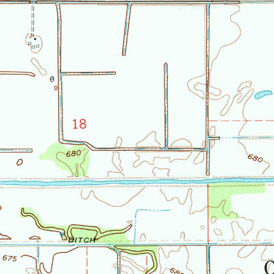 United States Geological Survey Knox West, IN (1969, 24000-Scale) digital map