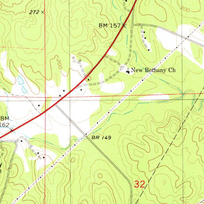 United States Geological Survey Knoxville, AL (1980, 24000-Scale) digital map