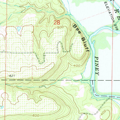 United States Geological Survey Knoxville, AR (1962, 24000-Scale) digital map