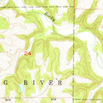 United States Geological Survey Knoxville, MO (1957, 24000-Scale) digital map