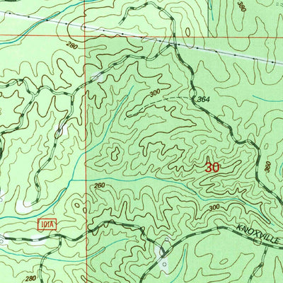United States Geological Survey Knoxville, MS (2000, 24000-Scale) digital map