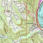 United States Geological Survey Knoxville, OH-WV (1968, 24000-Scale) digital map