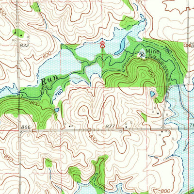 United States Geological Survey Knoxville SW, IA (1965, 24000-Scale) digital map